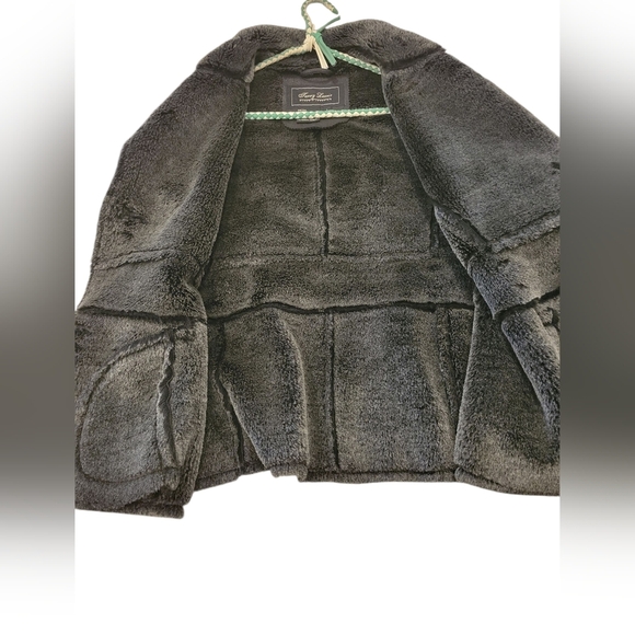 Terry Lewis Faux Suede Jackey Lined With Pockets Stylish Cute L - Picture 2 of 10